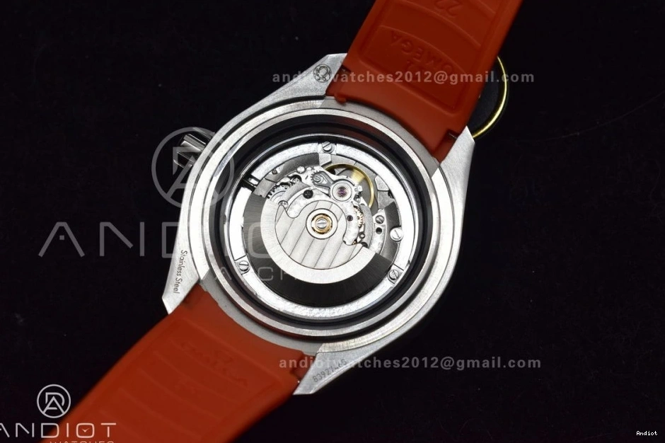 Best Black Gray Orange on 6000M Seamaster Dial Edition Rubber 1:1 Bezel Ceramic A2824 SS Ultra TF Deep Strap 1103